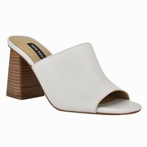 Nine West Yuna Heeled Slippers Wit Nederland | LAT-217869